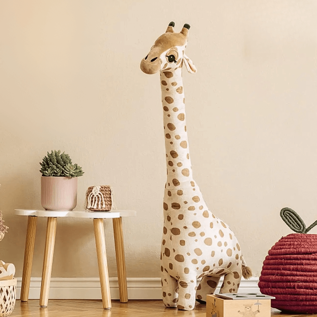 Robeez Coffret Naissance Garçon Girafe Hug – Chaussons Souples En Cuir + Doudou Assorti