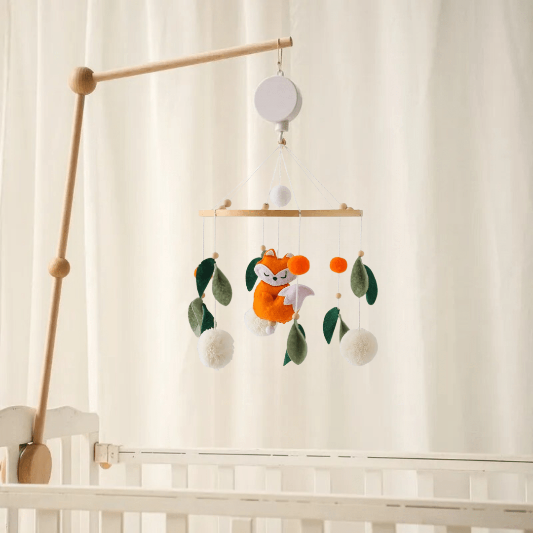 Mobile Bébé Renard Mobile + Bras Musical Berceau des rêves Mobile bébé fille