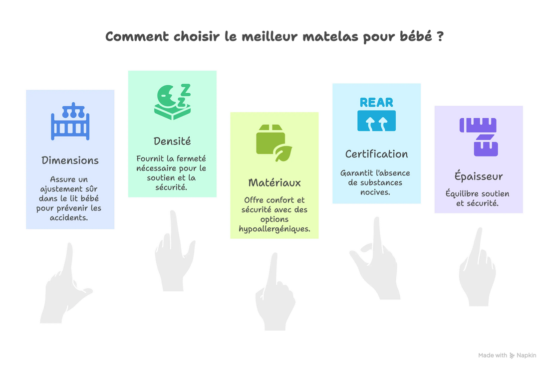 Comment choisir un matelas bébé ?