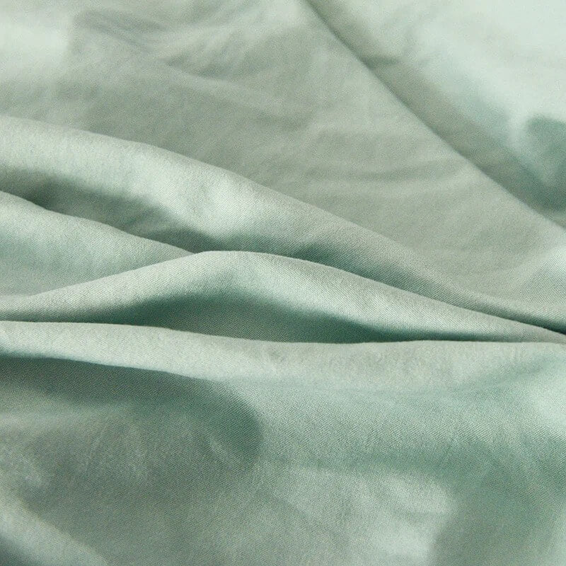 Tissus en coton ciel de lit vert