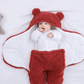 Nid d'Ange Ourson Rouge - Hiver