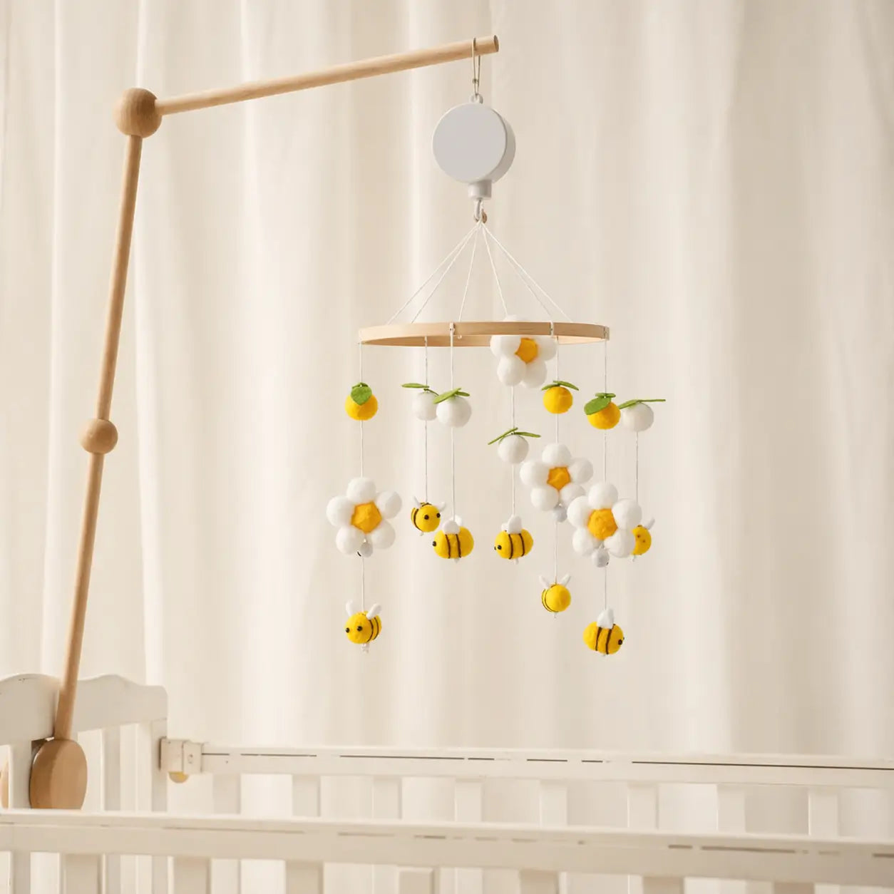 Mobile Bébé Abeilles Mobile + Bras Musical Berceau des Rêves Mobile bébé fille